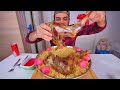 موكبانغ مفطح او كبسة غزال بطعم يفوق الخيال Venison Kabsa Mukbang Eating Show 