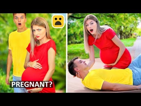 "i'm-pregnant"-prank!-funny-diy-pranks-on-family-&-friends!