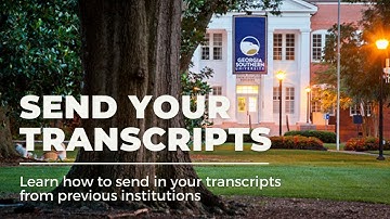 Transfer Students: Send your Transcripts