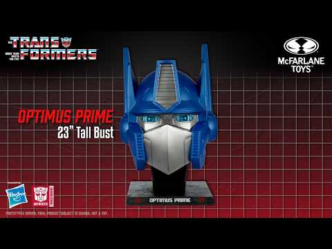 NEW Transformers™ Optimus Prime™ 23" Tall Replica Bust | Collectible Showcase