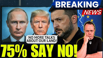 BREAKING: Zelenskyy REJECTS Ceding Land: New KYIV  Poll Shows 75% Support