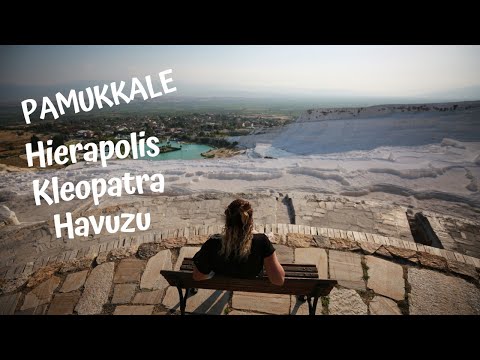 Denizli Pamukkale Travertenleri, Hierapolis Antik Kenti, Kleopatra Havuzu, Natural Park