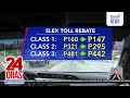 Mga PUV at cargo truck, may toll rebate sa SLEX at STAR Tollway | 24 Oras Weekend