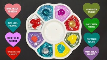 🌈Vandaag heb ik een extreem mooi rond brugkleurenpalet gemaakt