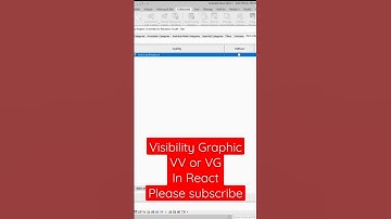 Visibility Graphic in Revit