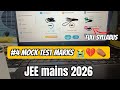 Full Syllabus Mock Test Jee mains 💔😭 | mock test 4 | jee mains 2026