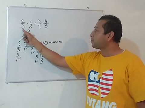 Como ordenar las fracciones de menor a mayor
