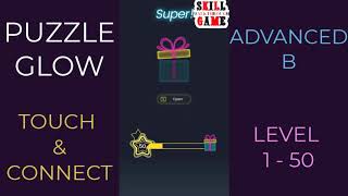 Puzzle Glow | Touch & Connect | Advanced B Level 1- 50 | Walkthrough screenshot 5