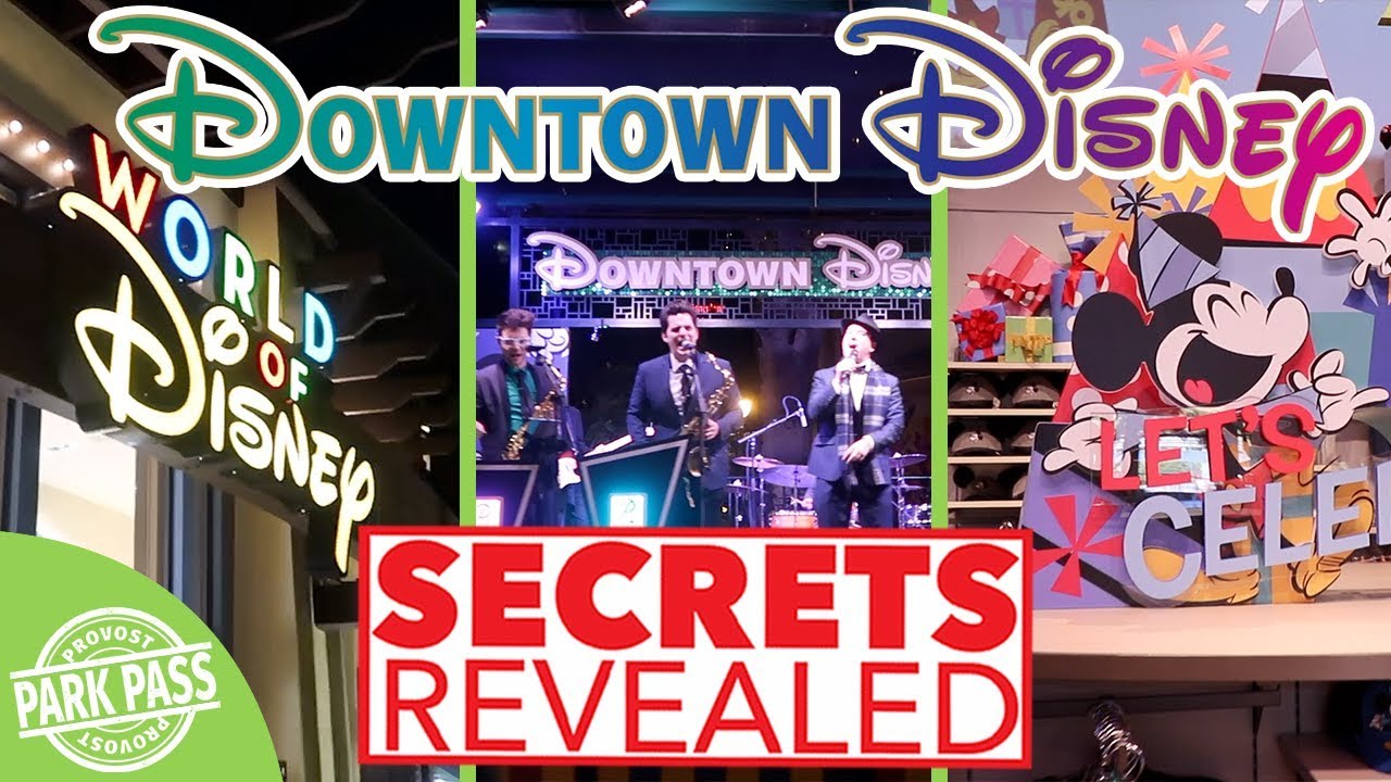 Downtown Disney Secrets Revealed | World of Disney Remodel - YouTube