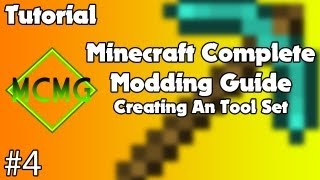 Minecraft Complete Modding Guide - #4 - Creating A New Tool Set