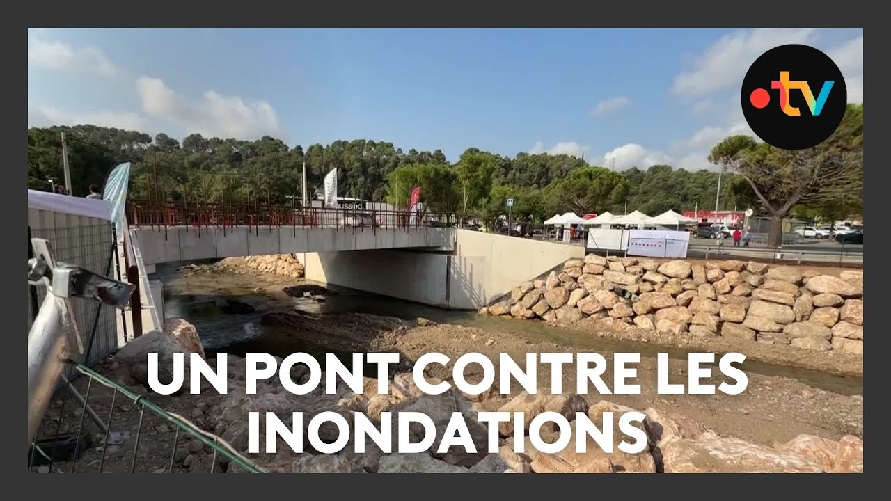 Un pont contre les inondations à Trans-en-Provence