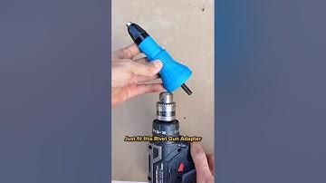 This Rivet Gun Adapter gets your rivets in like nobody’s business🔥🛠️ #tools #besttools