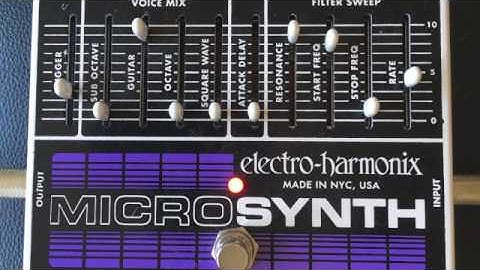 Turn your Guitar into a Synthesizer - EHX Micro Synth