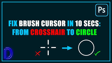 Photoshop Brush Cursor Fix: Circle Not Crosshair