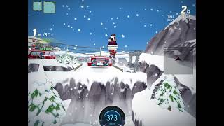 Kartrider X-Mas Ver Map Ice - A Thrilling High Jump