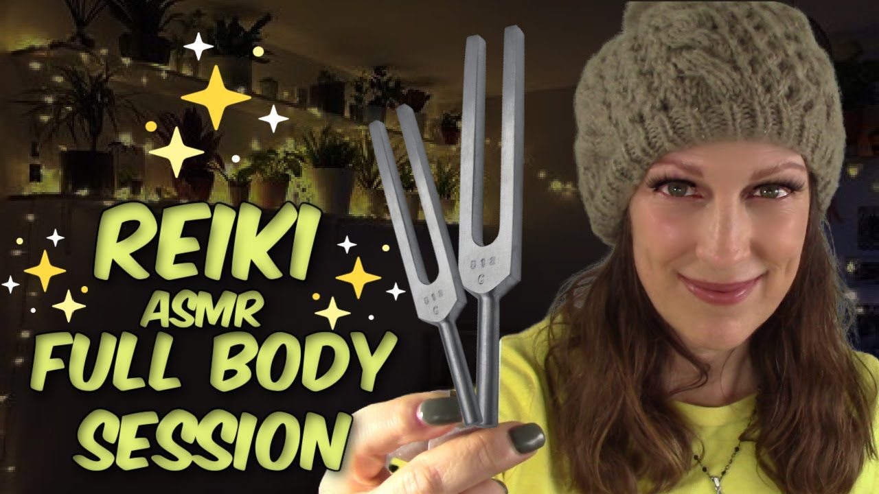 ASMR Full Body Reiki Session ┃ Energy Pulling, Chakra Balancing l ...