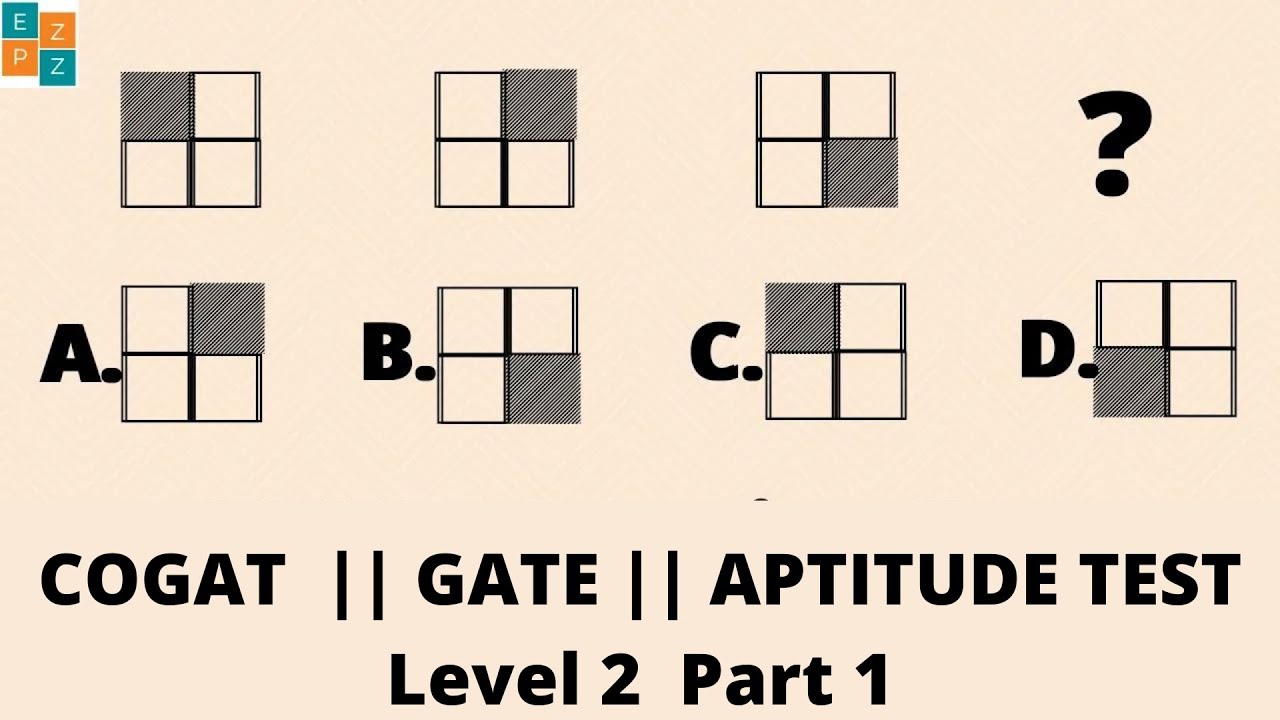 practice-test-level-2-part-1-cogat-gate-job-aptitude-test-youtube