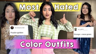 Trying Most Hated Color Combinations Sent By My Subscribers