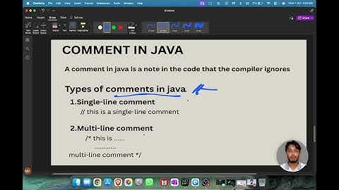 Comments in Java | Video 6