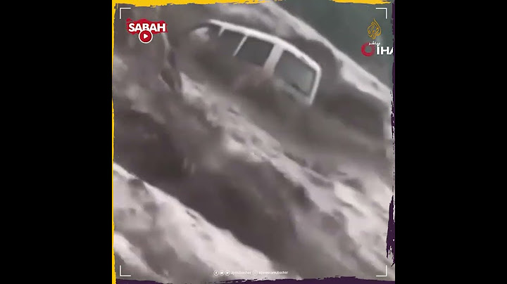 لحظات عصيبة تنتهي بمأساة.. سائق يفقد حياته إثر جرف مياه السيول سيارته