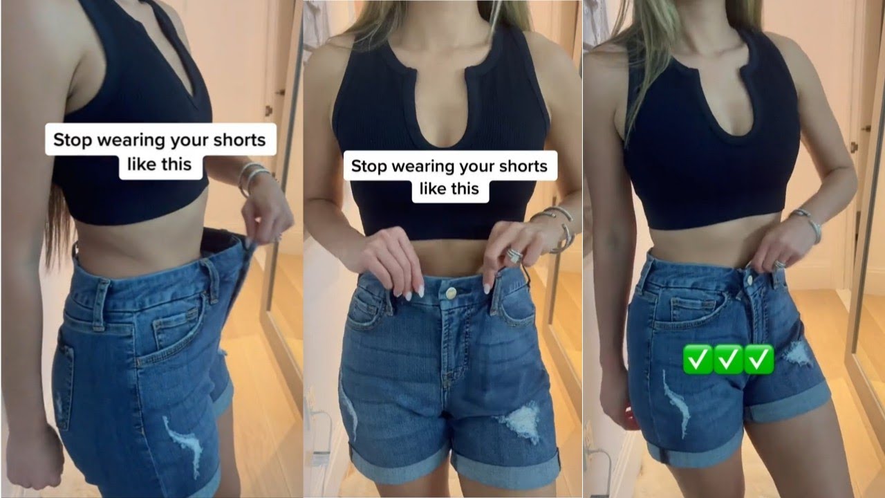🔥 Best DIY Trick To Tighten Loose Pants in 10 Seconds 2022 shorts