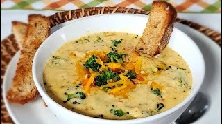 Broccoli Cheese Soup ❤ Step by Step