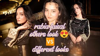Rabia faisal  others looks vs🆚 different look who ❓👤are you❤️ favorite