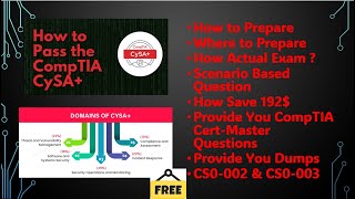 How To PASS CompTIA CySA+ | My Exam Experience - Study Tips - Actual Exam | CertMaster Practice Ques