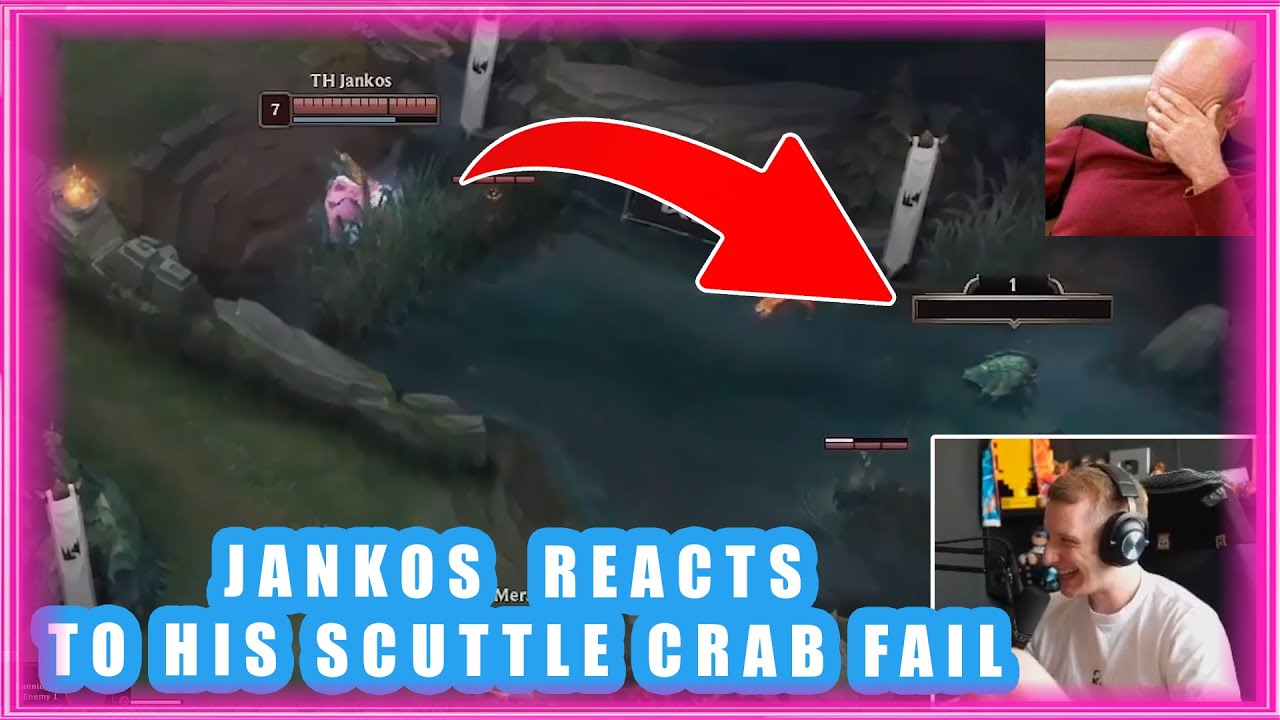 Jankos Reacts To His Scuttle Crab Fail In LEC