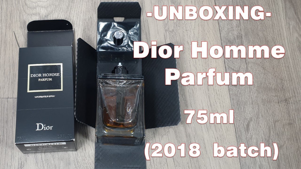 Unboxing Dior Homme Parfum by Dior  (2018 batch) *2014 Edition*