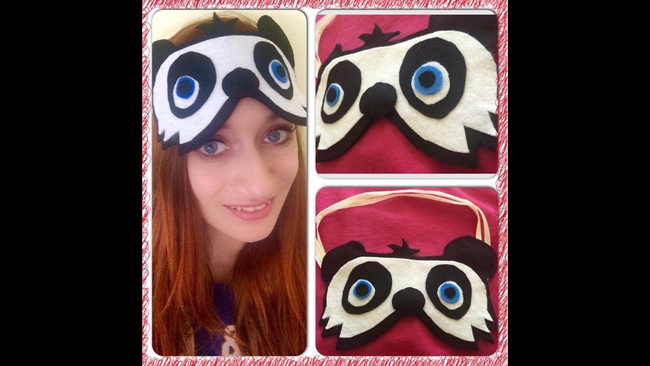Masque De Nuit Panda - Neuf Sous Blister, Accessoire De Sommeil Amusant