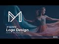 M Shape Logo Design Inspired by Twitter's New Logo | @ratulb46