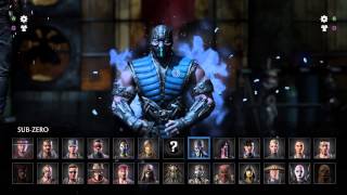 Mortal Kombat X - All Characters Presentation