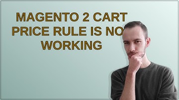Magento: Magento 2 Cart Price Rule is not working