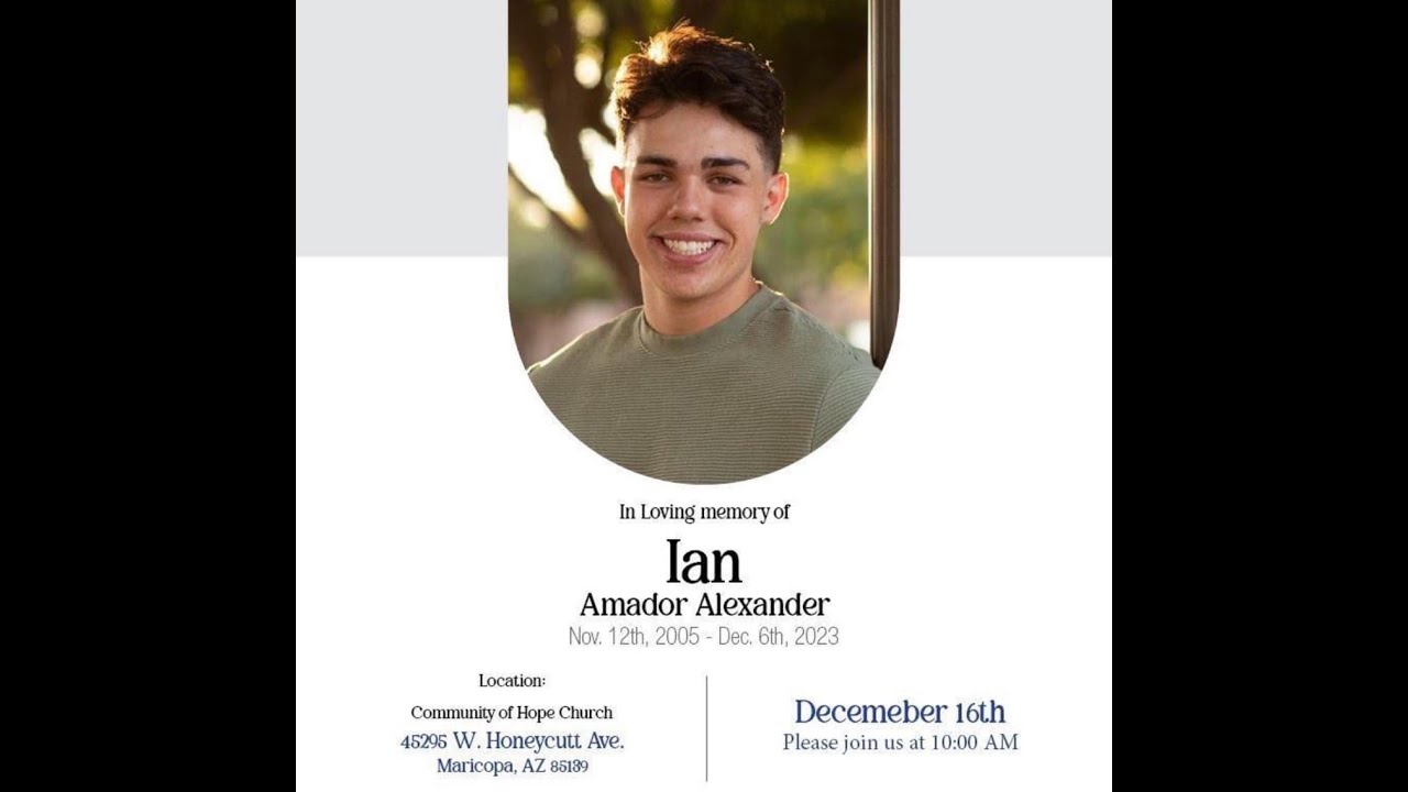 Memorial Service for Ian Alexander - YouTube