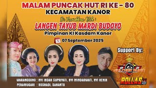 Langen Tayub MARDI BUDOYO Pimpinan Abah Kasdam || Live di Kecamatan Kanor - Bojonegoro
