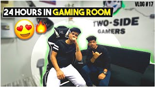 We Spent 24 Hours In TSG Gaming Room || Life Of A Streamer Vlog 17 || Two Side Gamers