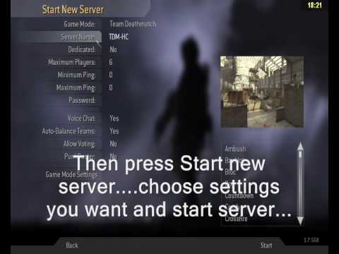 How to Run Custom Map in Cod4