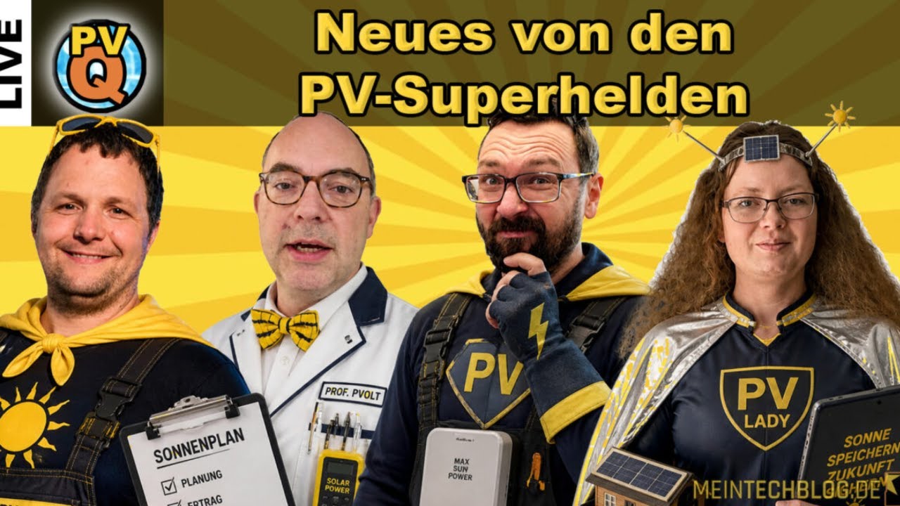 PV Quartett - Neues von den PV Superhelden - endlich mal wieder :)