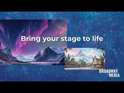 Disney S Frozen Scenic Projections TEASER Broadway Media