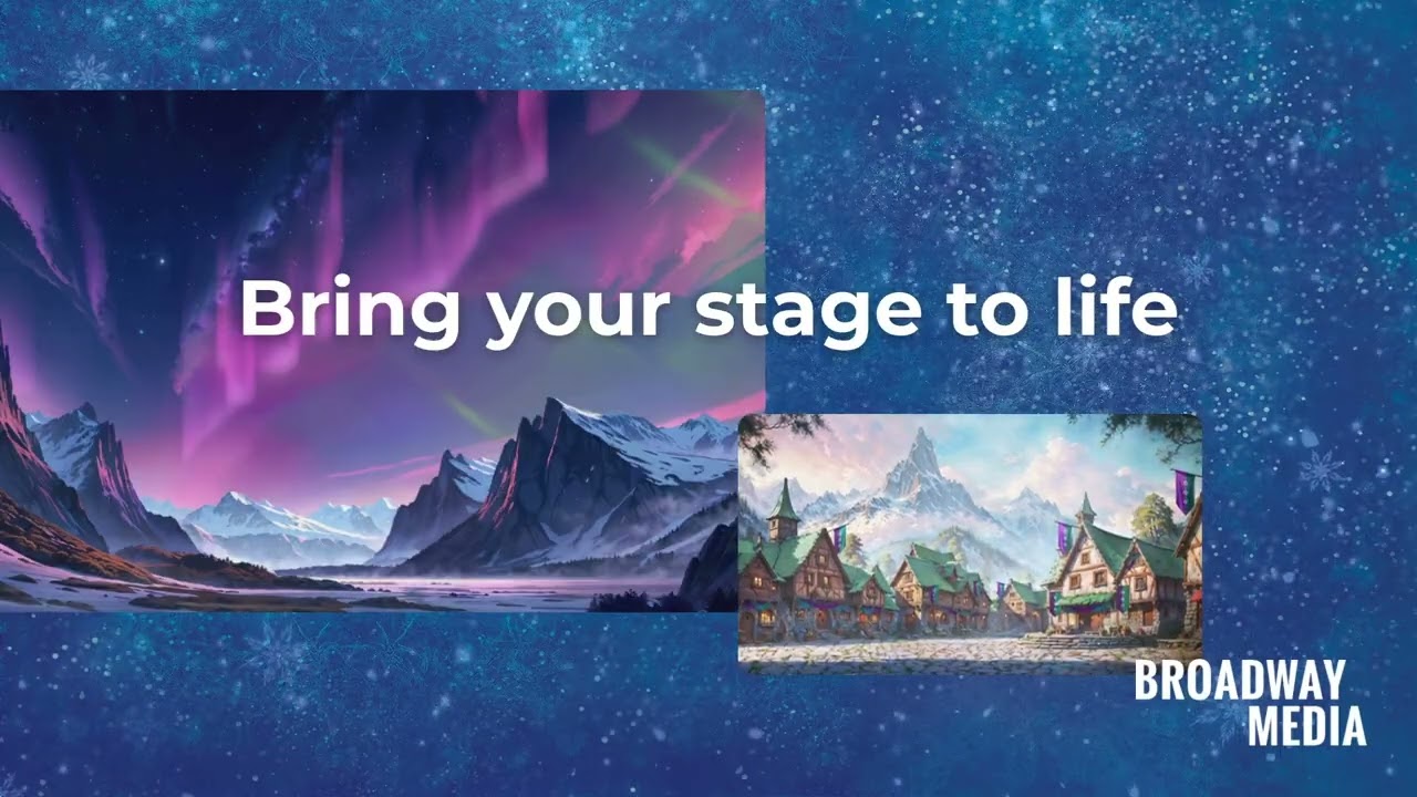 Disney's Frozen Scenic Projections TEASER | Broadway Media