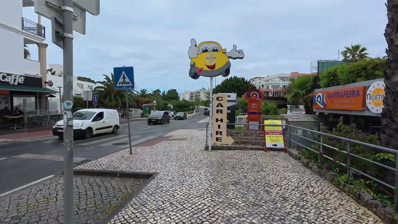 Albufeira New Town to Old Town Walk | From Teasers Bar to the Beachfront! 🇵🇹