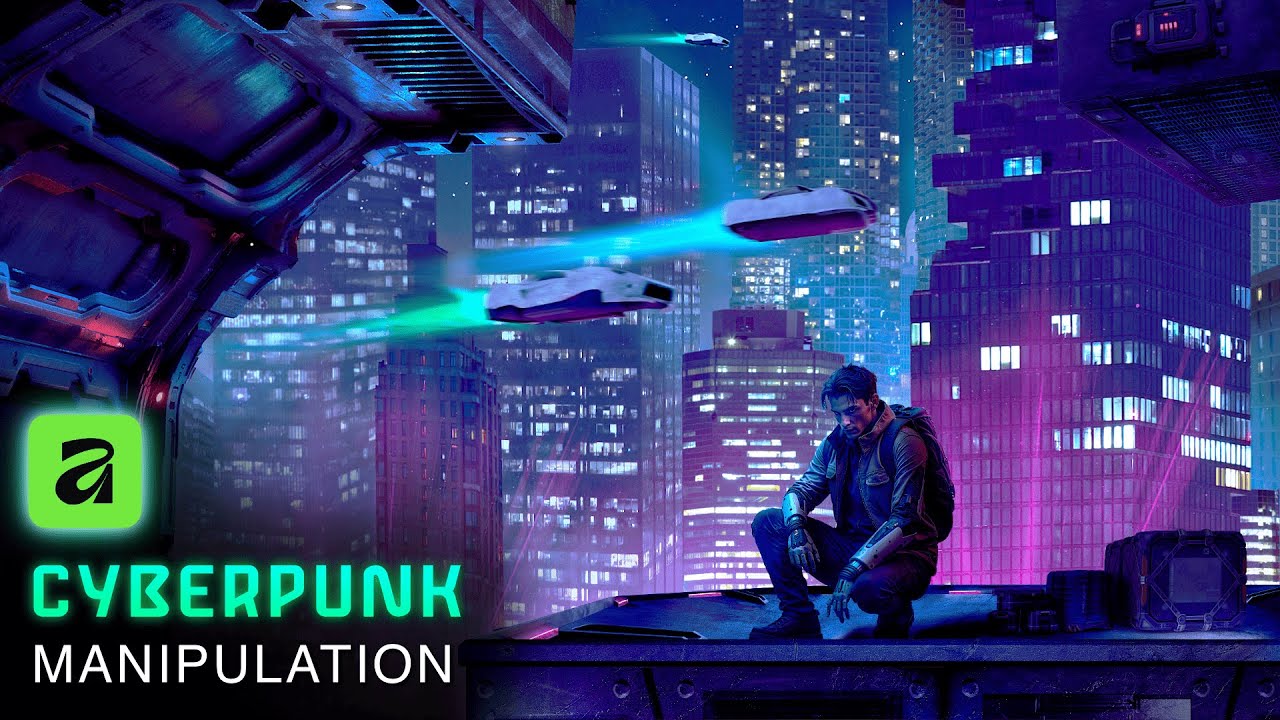 CYBERPUNK Photo Manipulation in Affinity | Speed Art Tutorial