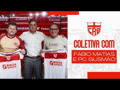 PRESS CONFERENCE - FÁBIO MATIAS AND PC GUSMÃO ARE OFFICIALLY PRESENTED AT CRB