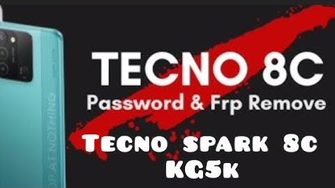 how to hard reset /flash/ format Tecno spark 8c KG5k /spark 7 ,  || DE GREAT TECH