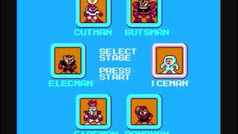Megaman Rocks! - Stage Select ~ Robot Master Chosen