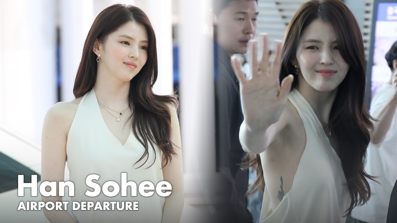 Han So-hee Spotted at Incheon Airport Ahead of International Activities