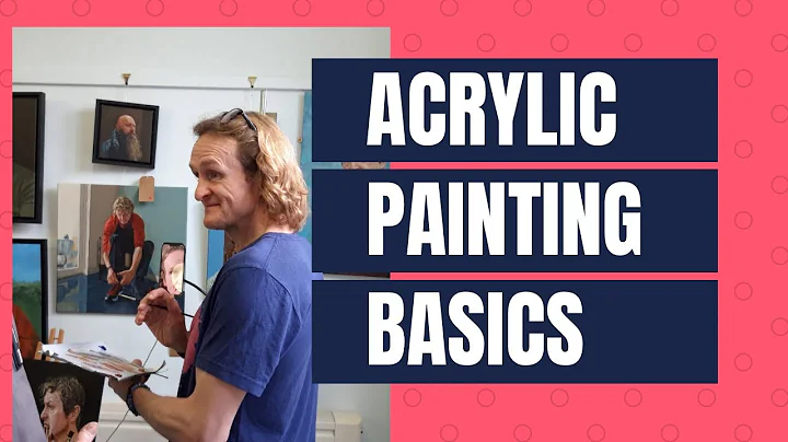 How to start PORTRAIT PAINTING with ACRYLIC PAINTS