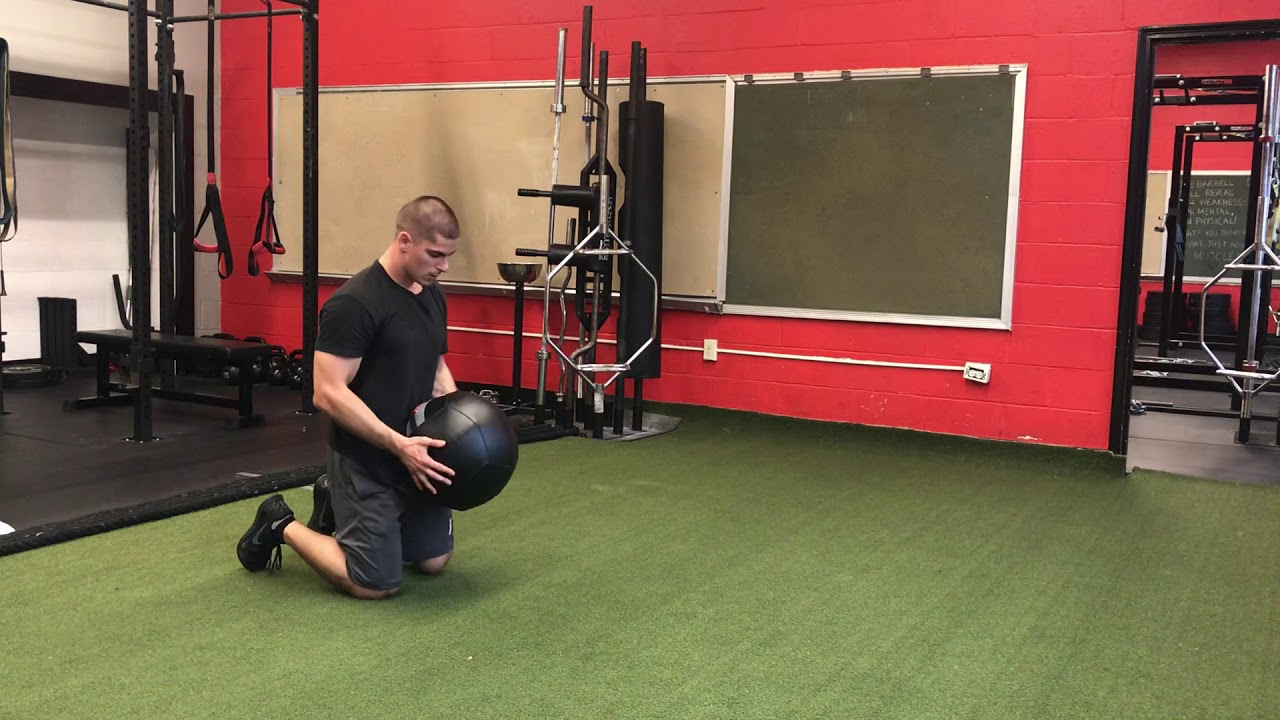Knee Jump into Rotational Med Ball Throw YouTube
