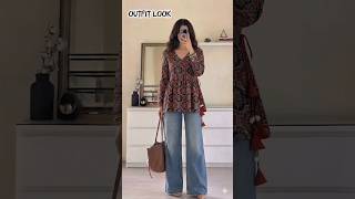 The Outfit💙||Kurti Look||#style #fashion #outfitideas #outfitideas #outfitinspo#ootd #meesho #fyp#yt